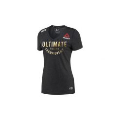 T-shirty i Koszulki polo Reebok Sport Koszulka UFC Fight Night Champ Walkout. Czarne koszulki damskie polo Reebok Sport, s, bez wzorów, polo, bez rękawów, bez kaptura, climacool (adidas). Za 169,00 zł.