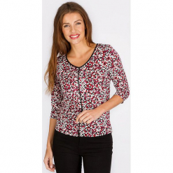 Koszulka "Cachette" w kolorze czerwonym ze wzorem. Czerwone t-shirty damskie Scottage. W wyprzedaży za 68,95 zł.