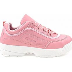 Różowe obuwie sportowe sneakersy GL808. Różowe buty sportowe damskie ButyModne. Za 75,22 zł.