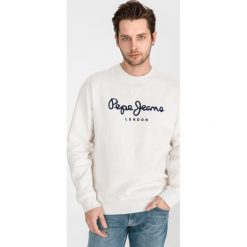 Pepe Jeans Albert Bluza Biały. Białe bluzy męskie Pepe Jeans, xxl, z nadrukiem, z bawełny, bez kołnierzyka, bez rękawów, bez kaptura. Za 307,95 zł.