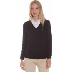 Polo Club C.H.A sweter damski XL czarny. Czarne swetry damskie Polo Club C.H..A, xl, bez wzorów, bez rękawów, bez kaptura. W wyprzedaży za 239,00 zł.