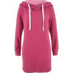 Bluzy damskie: Długa bluza, długi rękaw bonprix jeżynowo-czerwony