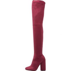 Buty zimowe damskie: Public Desire EVE Kozaki na obcasie bordeaux