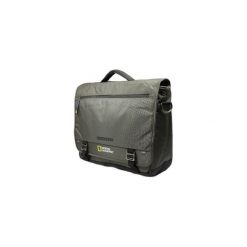 Torba na laptopa National Geographic Trail 13407 Khaki. Brązowe torby na laptopa National Geographic, w paski, z poliesteru. Za 265,00 zł.