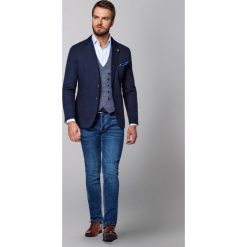 Jeansy Bronx. Niebieskie jeansy męskie LANCERTO, s, z haftami, vintage. W wyprzedaży za 299,90 zł.
