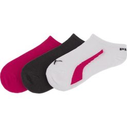 Zestaw 3 par niskich skarpet damskich PUMA - 201203001 Beetroot 477. Szare skarpetki damskie Puma, bez wzorów, z elastanu. Za 45,00 zł.