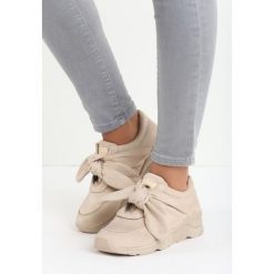 Beżowe Buty Sportowe Umbrella. Brązowe buty sportowe damskie marki NEWFEEL, z gumy. Za 59,99 zł.