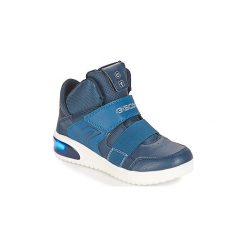 Buty Dziecko Geox J XLED BOY. Niebieskie trampki chłopięce Geox. Za 419,00 zł.