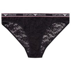 Figi klasyczne Emporio Armani Underwear 162525 9P218 00020. Czarne figi damskie Emporio Armani Underwear, xs, bez wzorów, z elastanu. W wyprzedaży za 119,00 zł.