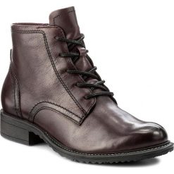 Botki TAMARIS - 1-25245-29 Merlot Leather 568. Czerwone buty zimowe damskie Tamaris, ze skóry, na obcasie. W wyprzedaży za 209,00 zł.