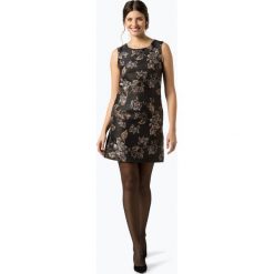 More & More - Sukienka damska, szary. Szare sukienki damskie marki More & More, w kwiaty, z materiału, eleganckie, bez kołnierzyka, bez rękawów. Za 459,95 zł.