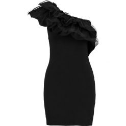 Sukienki: Noisy May Petite NMLAILA ONE SHOULDER SHORT DRESS Sukienka etui black
