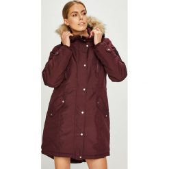 Vero Moda - Kurtka. Brązowe kurtki damskie Vero Moda, s, bez wzorów, z poliesteru, długie. W wyprzedaży za 159,90 zł.
