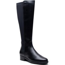 Oficerki HÖGL - 6-100653 Black 0100. Czarne kozaki damskie marki HÖGL, ze skóry, na obcasie. W wyprzedaży za 659,00 zł.