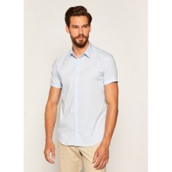 Koszula Emporio Armani 8N1C10 1N06Z 0784. Niebieskie koszule męskie Emporio Armani, m, bez wzorów, z elastanu, casualowe, bez kołnierzyka, bez rękawów. W wyprzedaży za 399,00 zł.