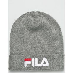 Fila - Czapka. Szare czapki męskie marki Fila, z bawełny. W wyprzedaży za 99,90 zł.