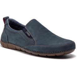 Półbuty LASOCKI FOR MEN - MI07-C449-467-03 Navy. Niebieskie półbuty męskie Lasocki For Men, na co dzień, bez wzorów, ze skóry, eleganckie, bez zapięcia. Za 179,99 zł.