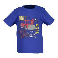 Blue Seven Koszulka Chłopięca 62 Niebieska. Niebieskie t-shirty chłopięce Blue Seven, z nadrukiem, bez rękawów. Za 35,00 zł.