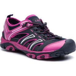 Sandały CMP - Aquarii Wmn Hiking Sandal 3Q95476 Antracite U423. Różowe klapki damskie CMP, bez wzorów, ze skóry ekologicznej, sportowe, bez obcasa, bez zapięcia, outdoorowe. W wyprzedaży za 139,00 zł.