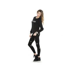 BLUZA CHILLIN LIKE A VILLAIN. Czarne bluzy damskie marki Heroesque, l, z wiskozy. Za 129,00 zł.