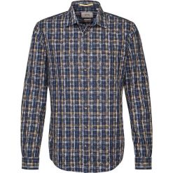 Koszula - "Chris" - Modern fit - w kolorze granatowym. Niebieskie koszule męskie Camel Active, s, w kratkę, z bawełny, z klasycznym kołnierzykiem, bez rękawów. W wyprzedaży za 131,95 zł.