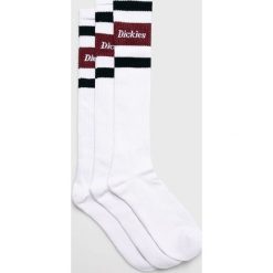 Dickies - Skarpety (3-pack). Białe skarpetki męskie Dickies, bez wzorów, z elastanu. W wyprzedaży za 49,90 zł.
