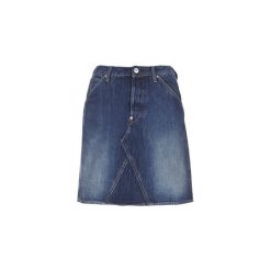 Spódnice krótkie G-Star Raw 5622 CUSTOM A-LINE SKIRT. Niebieskie spódniczki damskie marki G-Star RAW, bez wzorów, retro, krótkie, mini. Za 351,20 zł.