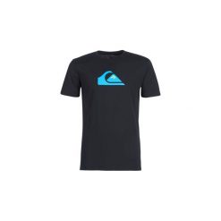 T-shirty z krótkim rękawem Quiksilver M AND W. Czarne t-shirty męskie marki Quiksilver, s, bez wzorów, bez kołnierzyka, krótkie. Za 119,00 zł.