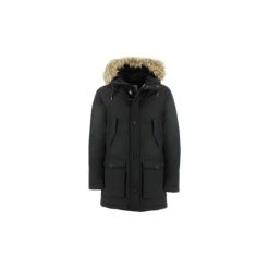 Kurtki ocieplane Penn Rich Woolrich PENN PARKA. Czarne kurtki męskie Penn Rich Woolrich, xl, bez wzorów, bez kaptura. Za 1375,84 zł.
