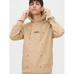 Bluza kangurka z kapturem - Beżowy. Brązowe bluzy męskie Cropp, s, z kapturem. Za 99,99 zł.