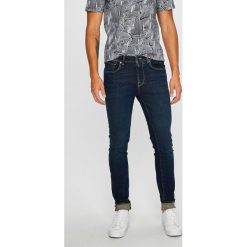 Selected - Jeansy Indigo. Niebieskie jeansy męskie skinny marki Selected, z bawełny. W wyprzedaży za 269,90 zł.