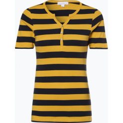 Brookshire - T-shirt damski, żółty. Żółte t-shirty damskie brookshire, s, w paski, z bawełny, bez kołnierzyka. Za 89,95 zł.