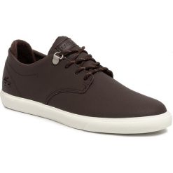 Sneakersy LACOSTE - Esparre 319 3 Cma 7-38CMA00401W7 Dk Brw/Off Wht. Pomarańczowe sneakersy męskie Lacoste, bez zapięcia. W wyprzedaży za 379,99 zł.