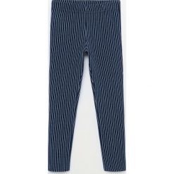 Mango Kids - Legginsy dziecięce 110-164 cm. Szare spodnie dziewczęce Mango Kids, bez wzorów, z elastanu. Za 59,99 zł.