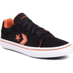 Tenisówki CONVERSE - El Distrito 2.0 Ox 167845C Black/White/Venetian Rust. Czarne trampki męskie Converse, bez wzorów, z gumy, sportowe, bez zapięcia. Za 239,00 zł.