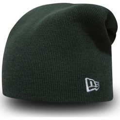 New Era - Czapka. Czarne czapki zimowe męskie marki New Era, na zimę, z dzianiny. Za 99,90 zł.
