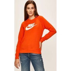 Nike Sportswear - Bluza. Pomarańczowe bluzy damskie Nike Sportswear, s, z nadrukiem, z bawełny, bez rękawów, bez kaptura. W wyprzedaży za 159,90 zł.