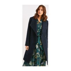 Płaszcz damski. Płaszcze damskie Promod, na zimę, w paski, z wełny, eleganckie, długie. Za 849,00 zł.