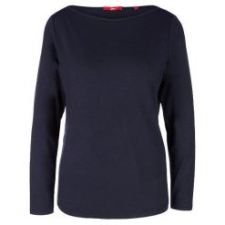 S.Oliver Koszulka Damska 38 Ciemnoniebieska. Czarne koszulki damskie S.Oliver, s, bez wzorów, eleganckie, bez kołnierzyka, bez rękawów. Za 119,00 zł.