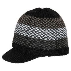Czapki męskie: Viking Czapka regular czarna (2102201UNI)