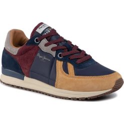 Sneakersy PEPE JEANS - Tinker Pro 19 PMS30581 Cognac 879. Niebieskie sneakersy męskie Pepe Jeans, na co dzień, bez wzorów, z jeansu, eleganckie, bez zapięcia. W wyprzedaży za 279,00 zł.