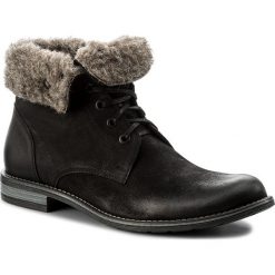 Kozaki GINO ROSSI - Aldo MTC914-S53-4B00-9900-F 99. Czarne glany męskie Gino Rossi, z nubiku. W wyprzedaży za 299,00 zł.