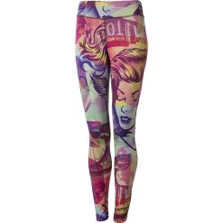 Legginsy sportowe damskie: legginsy damskie dwustronne REEBOK COMIC CLASH TIGHT / B45933