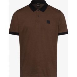 BOSS - Męska koszulka polo – Parlay 70, brązowy. Pomarańczowe koszulki męskie Boss, m, bez wzorów, z bawełny, eleganckie, polo, bez rękawów. Za 479,95 zł.