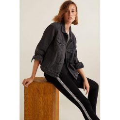 Mango - Jeansy push-up Kim. Szare rurki damskie marki Mango, z elastanu. Za 119,90 zł.