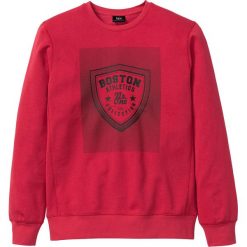 Bluza z nadrukiem bonprix czerwony. Czerwone bluzy męskie bonprix, s, z nadrukiem, sportowe, bez kołnierzyka, bez rękawów, bez kaptura. Za 74,99 zł.