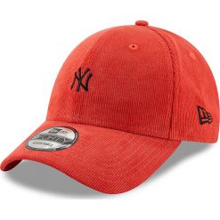 New Era - Czapka. Pomarańczowe czapki męskie New Era, bez wzorów, z bawełny. W wyprzedaży za 79,90 zł.