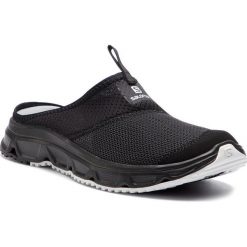 Klapki SALOMON - Rx Slide 4.0 406732 27 M0 Black/Ebony/White. Czarne klapki męskie Salomon, z tworzywa sztucznego, bez zapięcia. Za 279,00 zł.