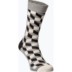 Happy Socks - Skarpety męskie, czarny. Czarne skarpetki męskie Happy Socks, bez wzorów, z bawełny. Za 44,95 zł.