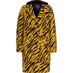 Płaszcz LOVE MOSCHINO. Żółte płaszcze damskie z wełny, sportowe. W wyprzedaży za 1986,00 zł.